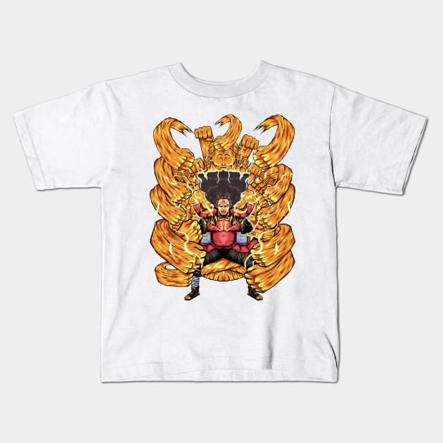 hokage 1 Kids T-Shirt by kucingork